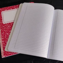 Libreta 📓 Grande rayada al lomo 50H(C-B/A1383)x1