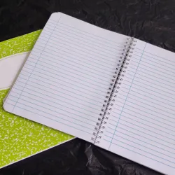 Libreta 📓 pequeña rayada c/wire 75H(C-B/A1381)x1