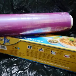 Retractil alimenticio profesional Fix  fondo morado 300mm