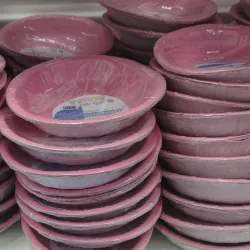 Set Plato Taza Rosa (C-B/A1521) x8