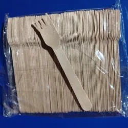 Tenedor de madera (C-B/A1437)x100