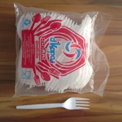 Tenedor PP6 Rojo (C-B/A1299) (15cm)