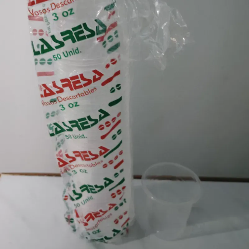 Vasos 3 Oz Transparente 