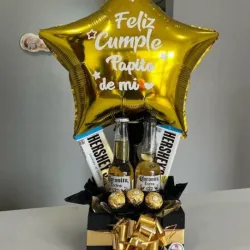 Caja de regalo con corona
