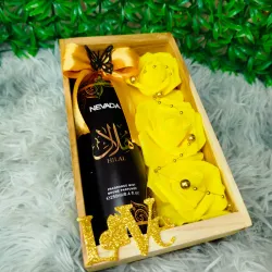 Caja de regalo de madera para mujer