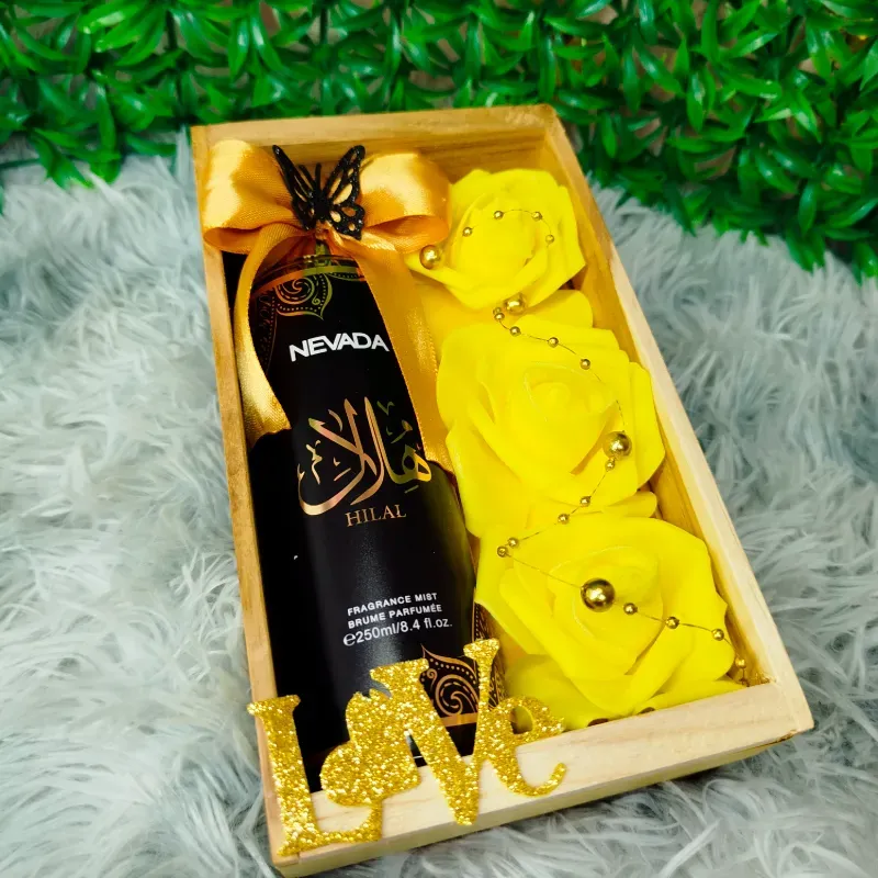 Caja de regalo de madera para mujer