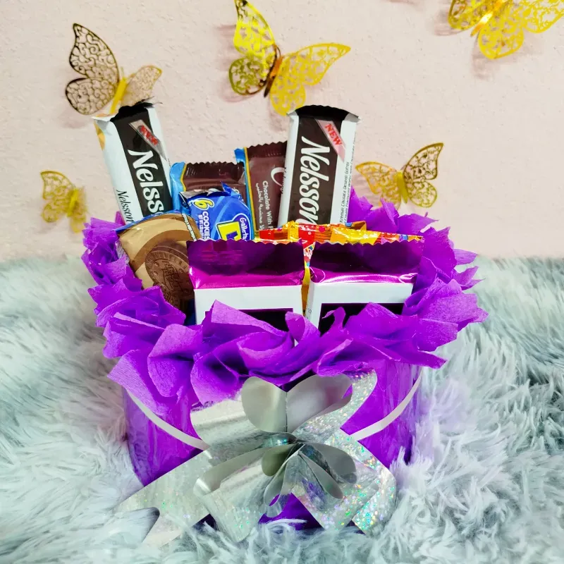 Caja redonda confitera