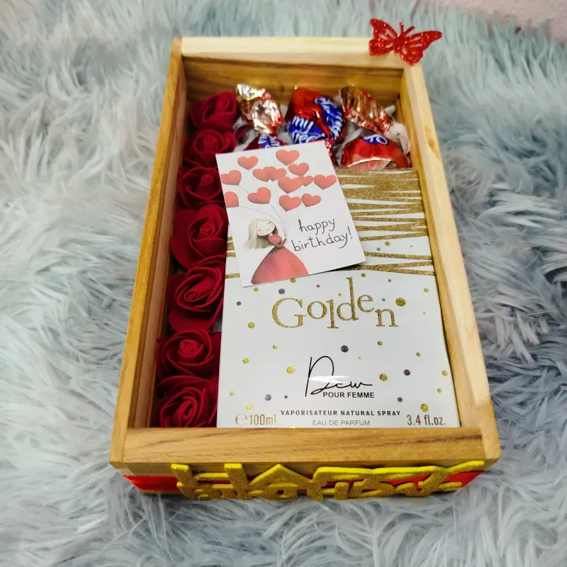 Cajita de regalo de madera