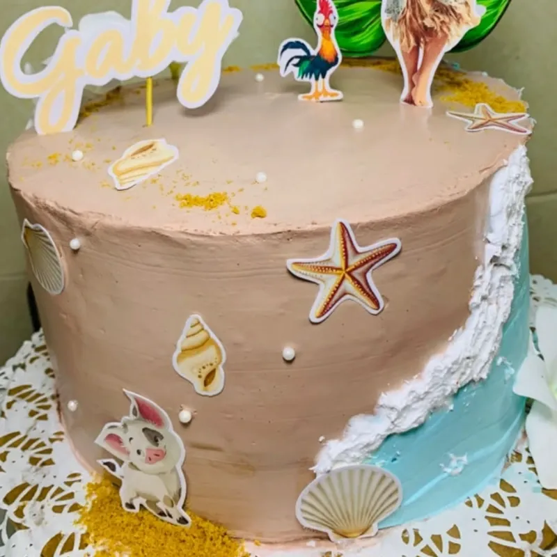 Cake Moana sencillo