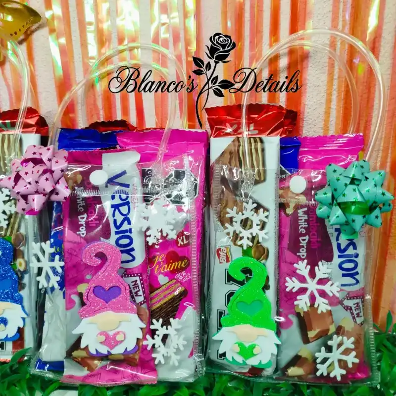 Carterita navideña chocolatera 