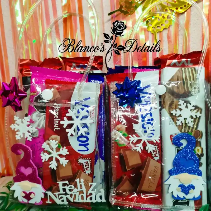Carteritas Navideñas Chocolateras