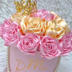 Cesta de rosas eternas
