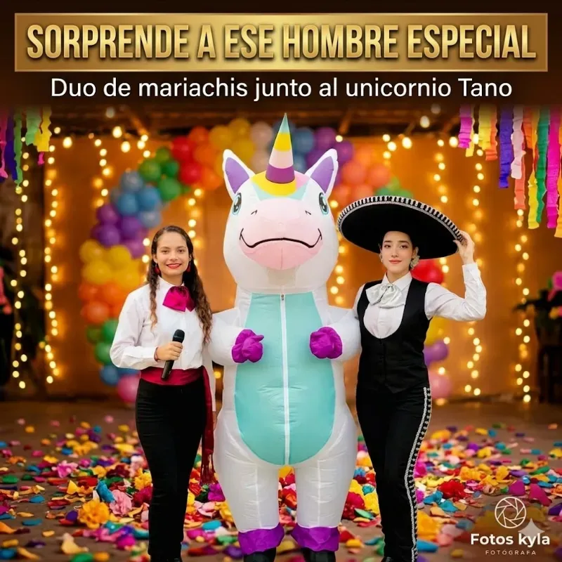 Duo de mariachis+ un personaje oferta 2