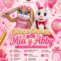Entrega sorpresa con Abby y Mía