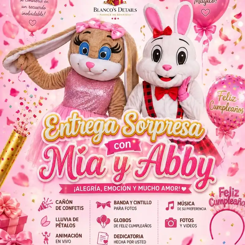 Entrega sorpresa con Abby y Mía