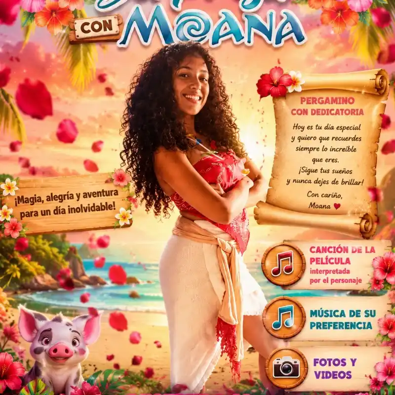 Entrega sorpresa con Moana