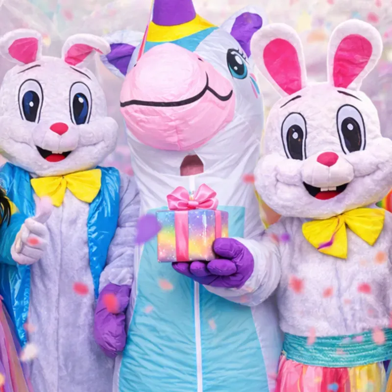 Entrega sorpresa con un personaje y animación especial