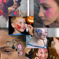 Pinta caritas de 30 niños en adelante