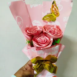 Ramo de 3 rosas eternas