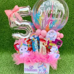 Regalo con Globo burbuja