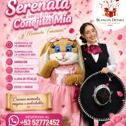 Setenta con la conejita Mía