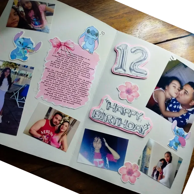 Tarjeta de feliz cumpleaños grande