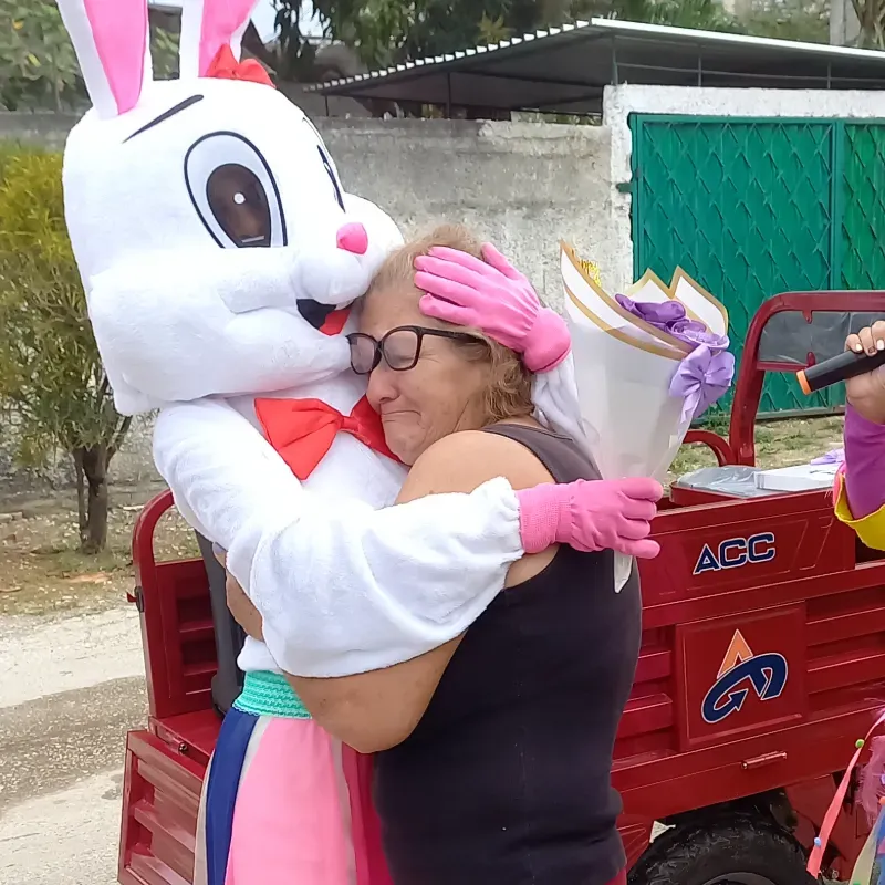 Visita sorpresa con Abby