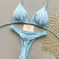 Bikini azul cielo