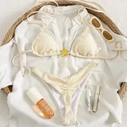 Bikini Blanco Hueso