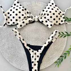 Bikini de Bolas Negras