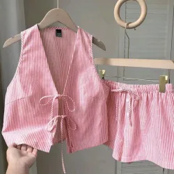 Conjunto de Rayas Rojo