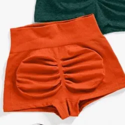 Pantalón corto naranja