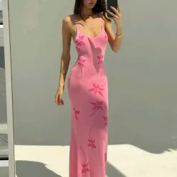 Vestido Rosa Tejido