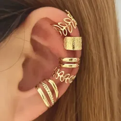 Juego de Aretes Dorados