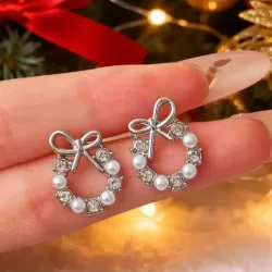 Aretes Cestica Plateada