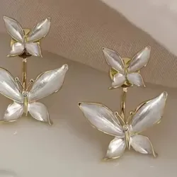 ARETES MEDIANOS TEMA MARIPOSAS