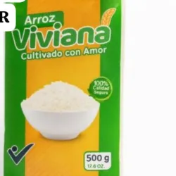 Arroz de bolsita pequeña 1/2 kg.