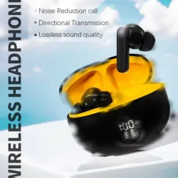 Audífonos Inhalambricos con Indicativo de Carga en Pantalla Led.