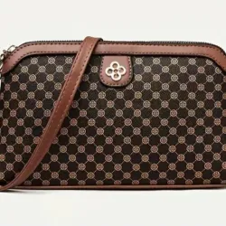 BANDOLERA de CUERO CARMELITA UNISEX