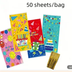  BOLSAS PARA REGALOS MULTICOLORES