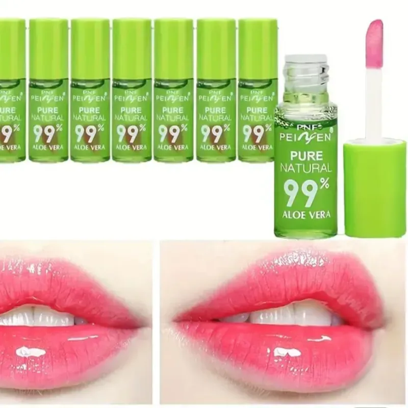 Brillo Labial Hidratante con Aloe Vera.