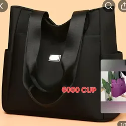 CARTERA  PARA MUJER COLOR NEGRO