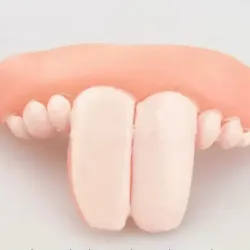 Dientes falsos para complementar disfraces de Halloween 🎃 