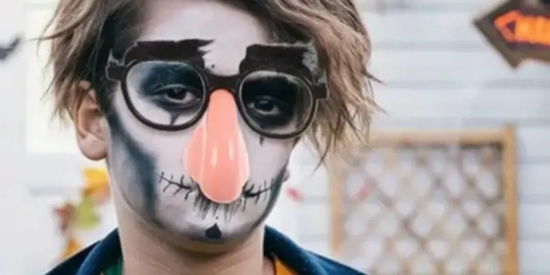 Diseño de Gafas Divertidas. Usar maquillaje para Halloween 🎃 