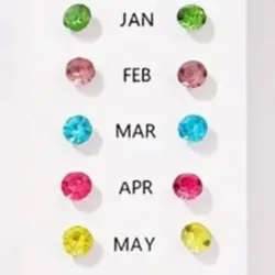 Dormilona con Piedra de colores