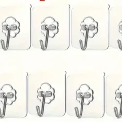 Ganchos Adhesivos transparentes