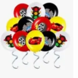 Globo para CUMPLEAÑOS Tematica de Autos