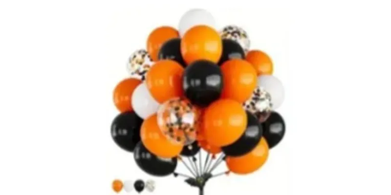 Globos colores de Halloween 🎃 100 cup c/u