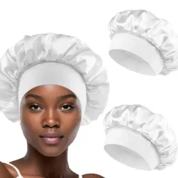 GORROS DE SATIN BLANCO