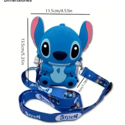 Hermoso Bolsito de Stich de Goma